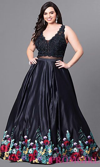 Plus size prom dresses