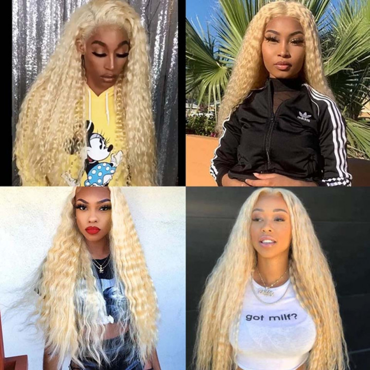 613 blonde human hair