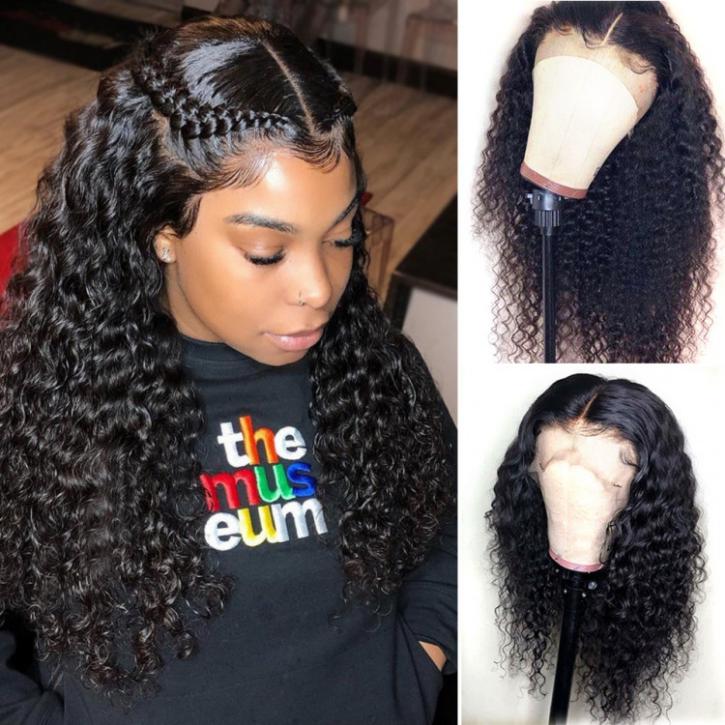 HD deep wave hair wig