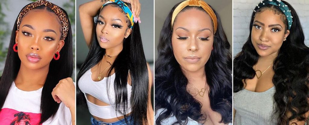 headband hair wig