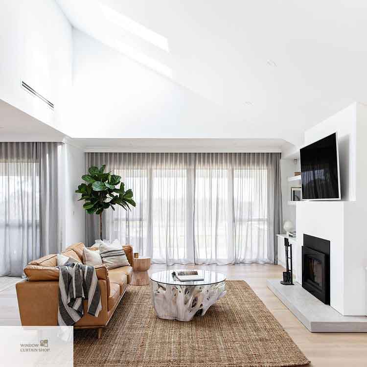 White Sheer Curtains