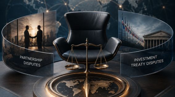 Accepting Appointment as Sole Arbitrator in Partnership and Investment Treaty Disputes