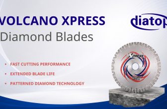 Volcano Xpress Patterned Diamond Technology for Hard Quartzite and Granite | DIATOP