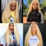 613 Blonde Lace Human Hair Wig