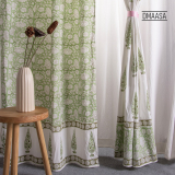Elevate Your Space: DMAASA’s Exquisite Hand Block Print Curtains Unveiled