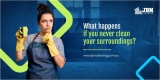 What happens if you never clean your surroundings?
