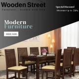 Buy online 6 Seater Dining Table Sets