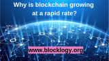 Why is blockchain growing at a rapid rate?