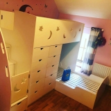 L shaped bunk beds are great for kids’ rooms
