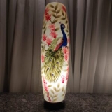 Artistic Table Lamps Bottle Shape made with camel skin lamps