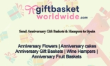 Anniversary Gift Basket Spain at Absolutely Affordable Prices